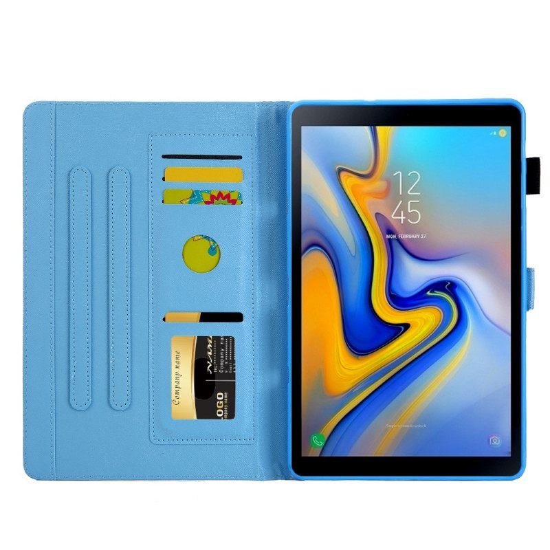 Κάλυμμα Samsung Galaxy Tab A8 (2021) Floral Πεταλούδα